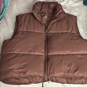 Brown Puffer Vest